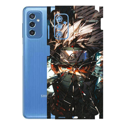 Samsung M/F/Note/Flip and C Phone Skins (All Models) - Kakashi Shattered Glass Effect - 3D Embossed Finish (L-237) Samsung Galaxy M52 (5G)