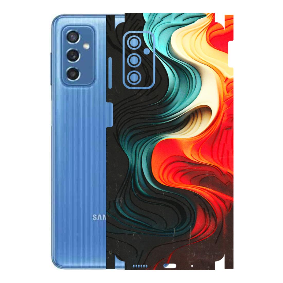 Samsung M/F/Note/Flip and C Phone Skins (All Models) - The Silky Swirl - 3D Embossed Finish (L-240) Samsung Galaxy M52 (5G)