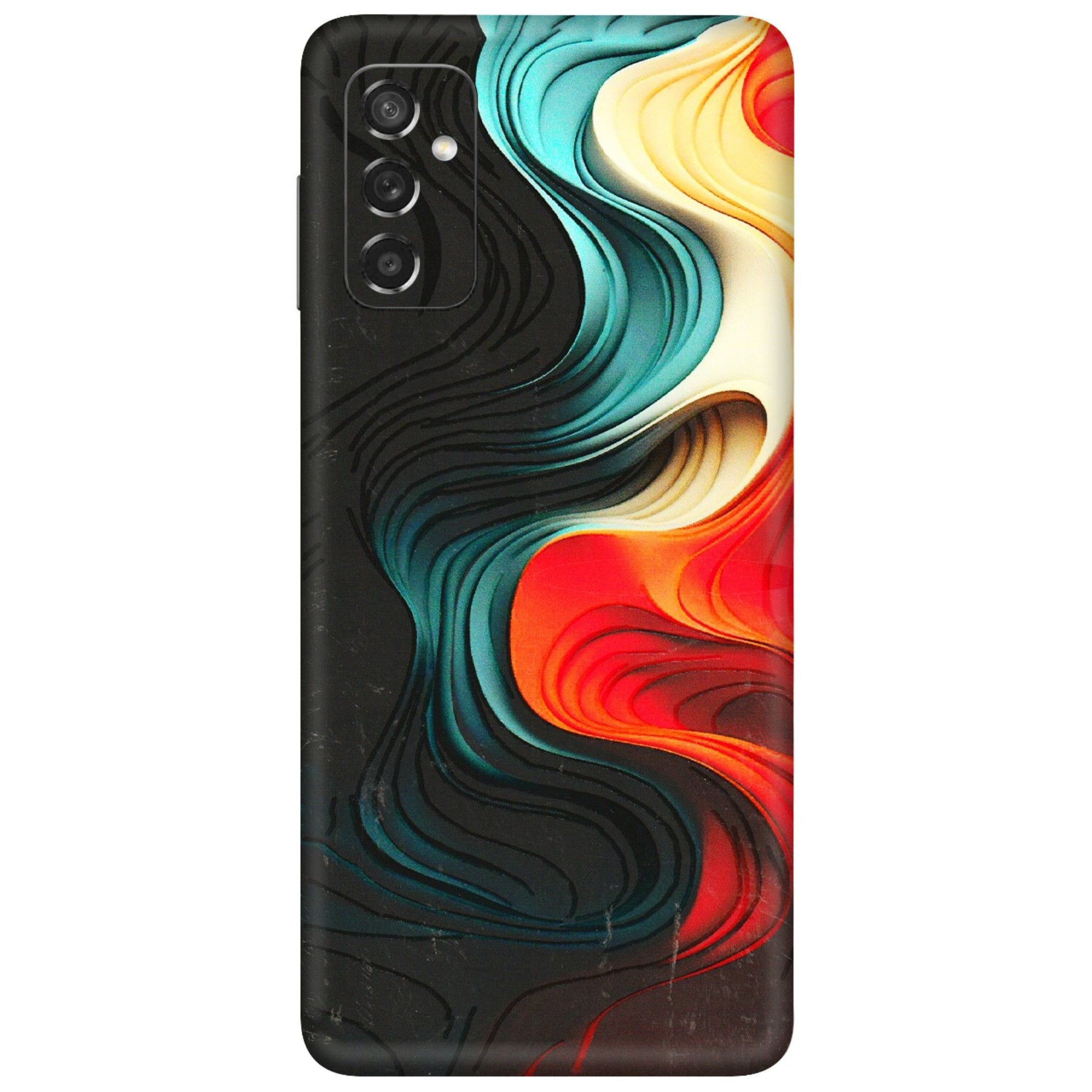 Samsung M/F/Note/Flip and C Phone Skins (All Models) - The Silky Swirl - 3D Embossed Finish (L-240) Samsung Galaxy M52 (5G)