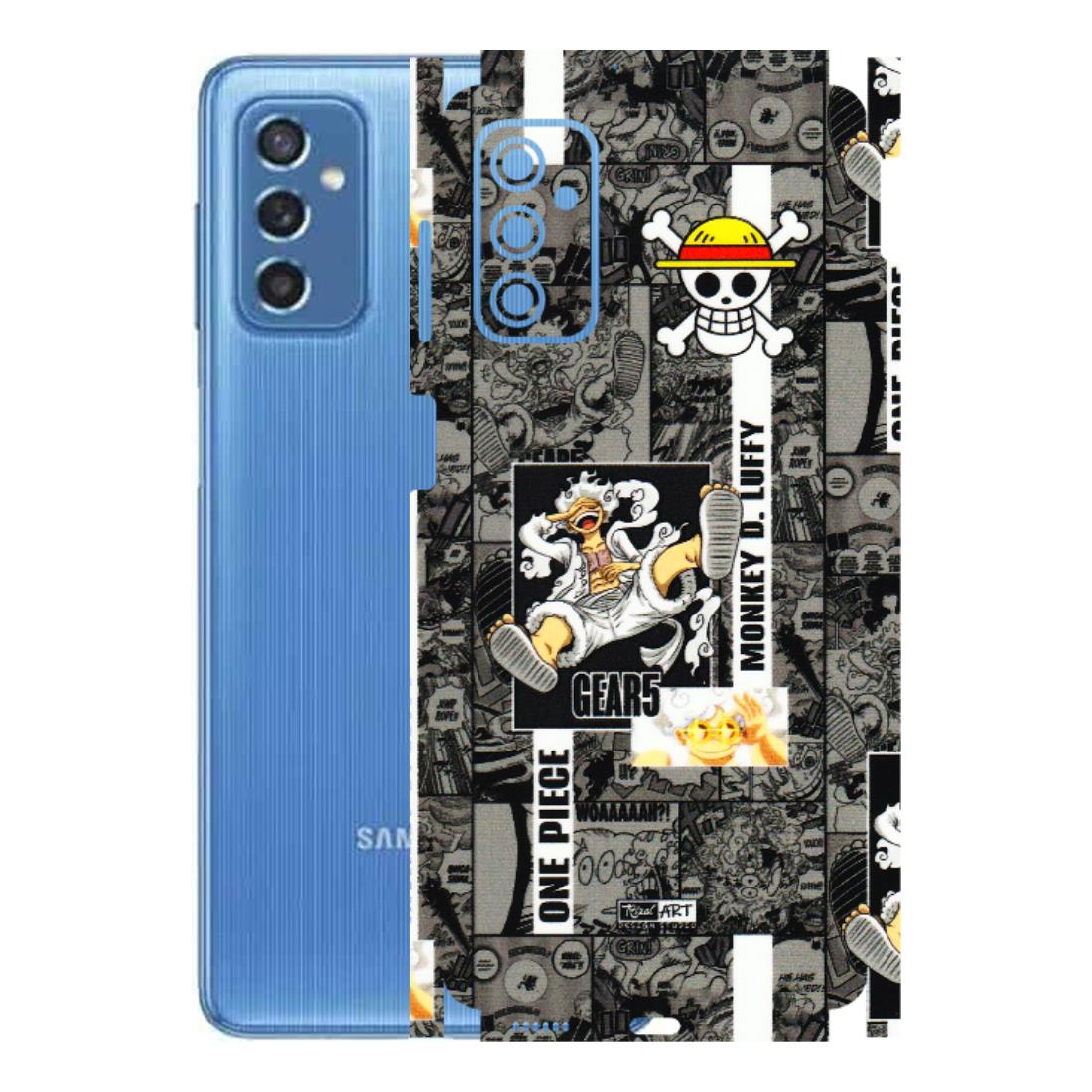 Samsung M/F/Note/Flip and C Phone Skins (All Models) - Cuffy Anime MonkeyCamic - 3D Embossed Finish (L-242) Samsung Galaxy M52 (5G)