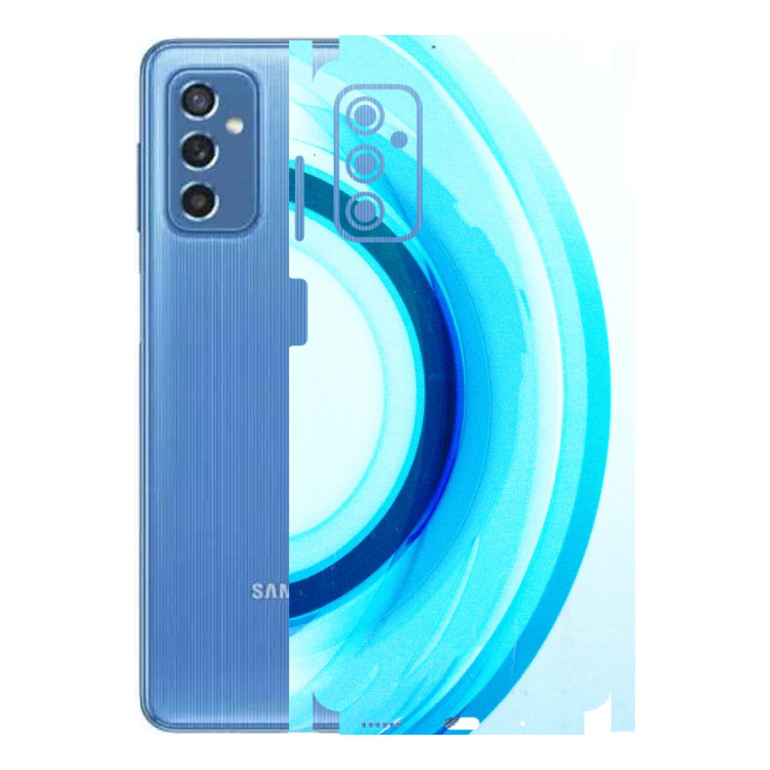 Samsung M/F/Note/Flip and C Phone Skins (All Models) - The Blue Curve - 3D Embossed Finish (L-244) Samsung Galaxy M52 (5G)