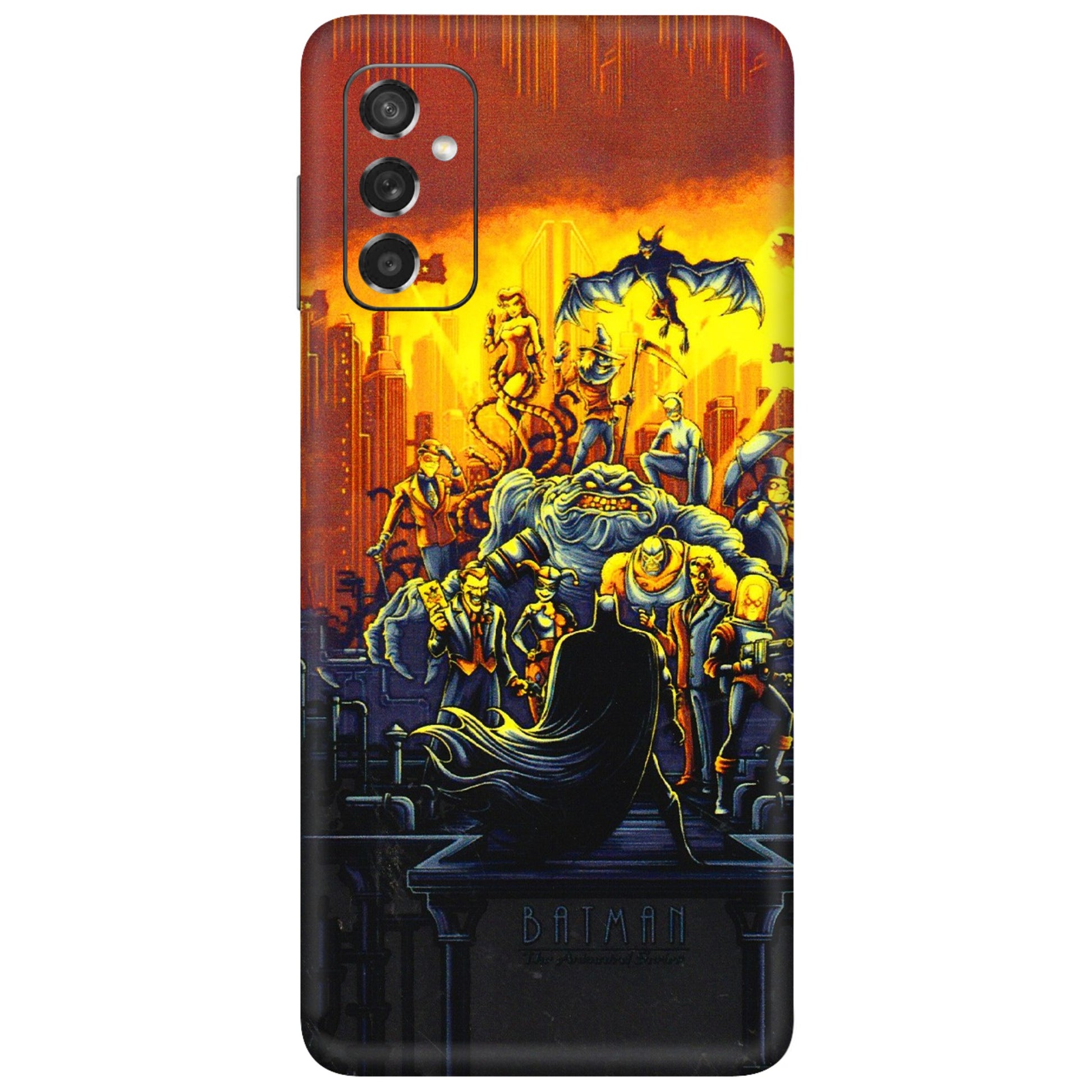 Samsung M/F/Note/Flip and C Phone Skins (All Models) - Games Doodles - 3D Embossed Finish (L-24) Samsung Galaxy M52 (5G)