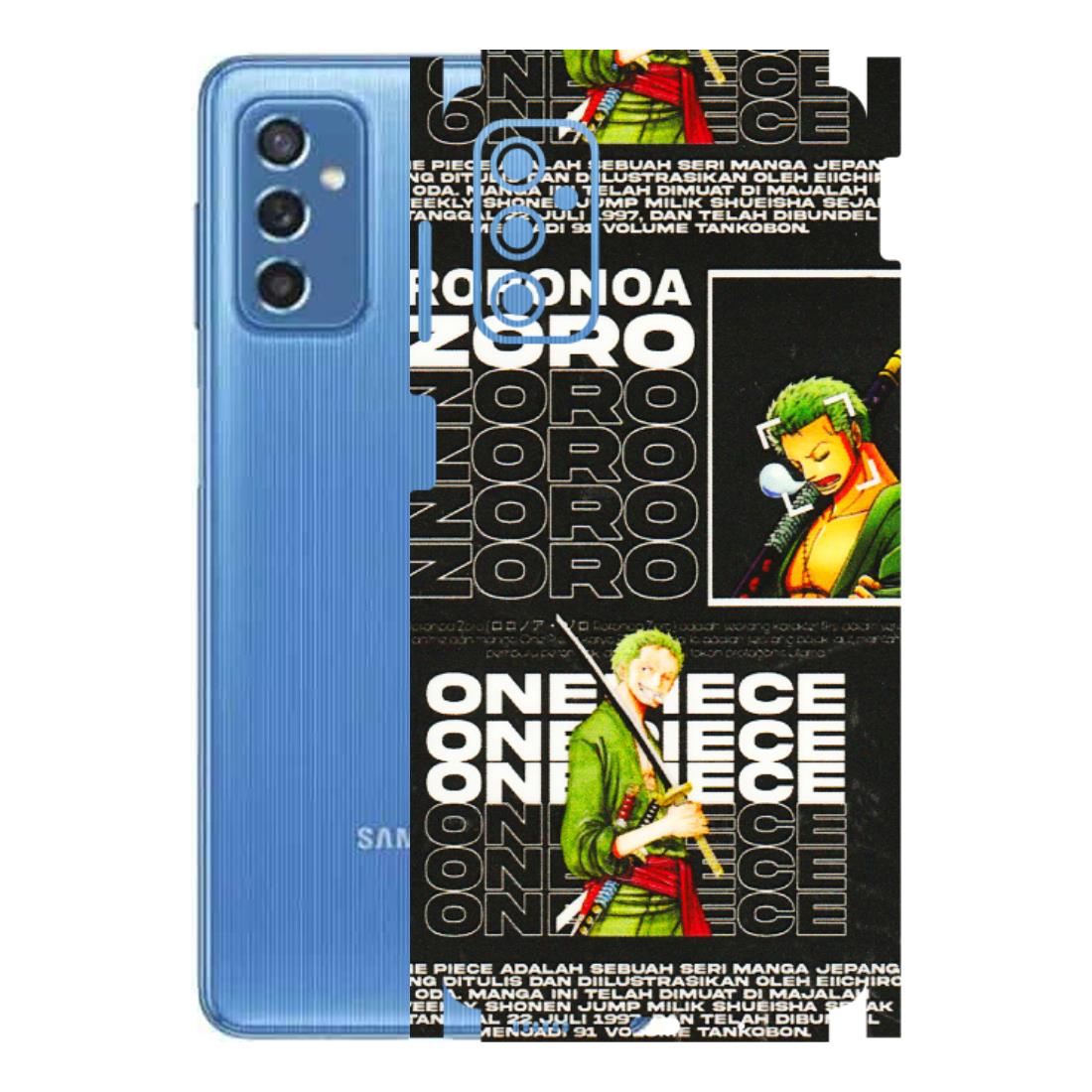Samsung M/F/Note/Flip and C Phone Skins (All Models) - One Piece Zoro - 3D Embossed Finish (L-250) Samsung Galaxy M52 (5G)