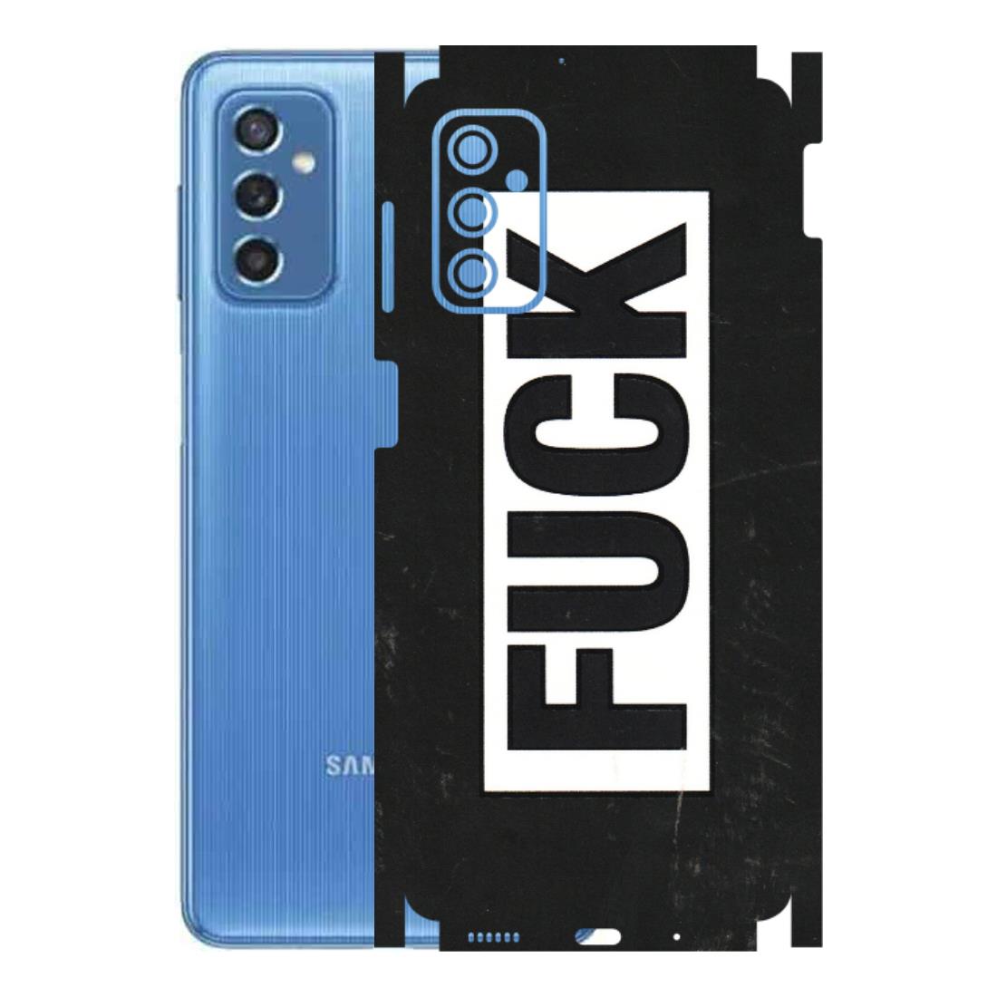 Samsung M/F/Note/Flip and C Phone Skins (All Models) - The F Word - 3D Embossed Finish (L-255) Samsung Galaxy M52 (5G)