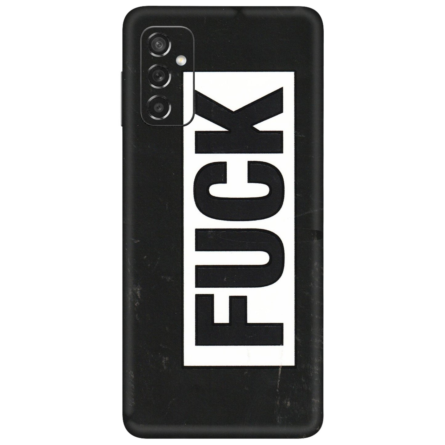 Samsung M/F/Note/Flip and C Phone Skins (All Models) - The F Word - 3D Embossed Finish (L-255) Samsung Galaxy M52 (5G)