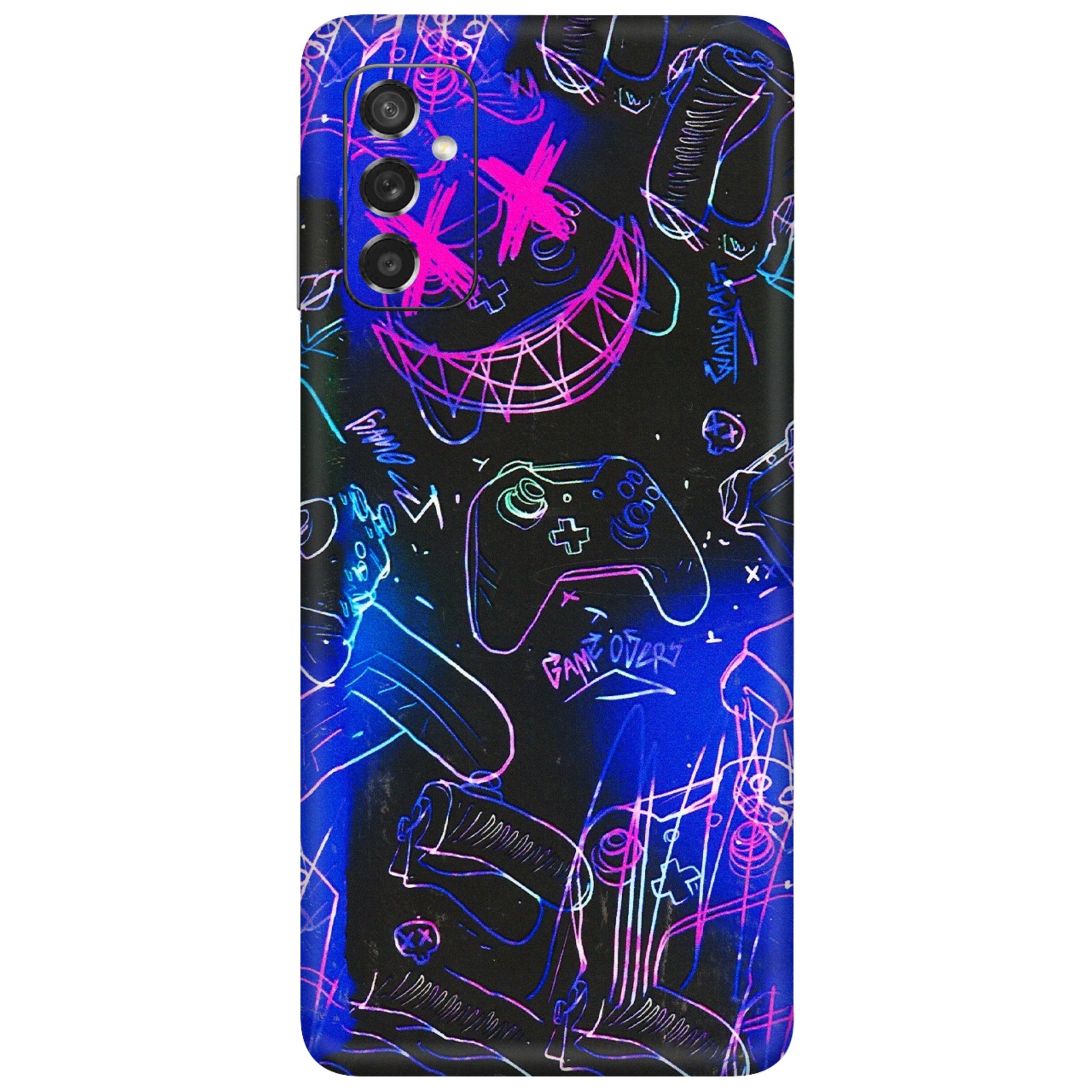 Samsung M/F/Note/Flip and C Phone Skins (All Models) - Gamers Paradise - 3D Embossed Finish (L-258) Samsung Galaxy M52 (5G)