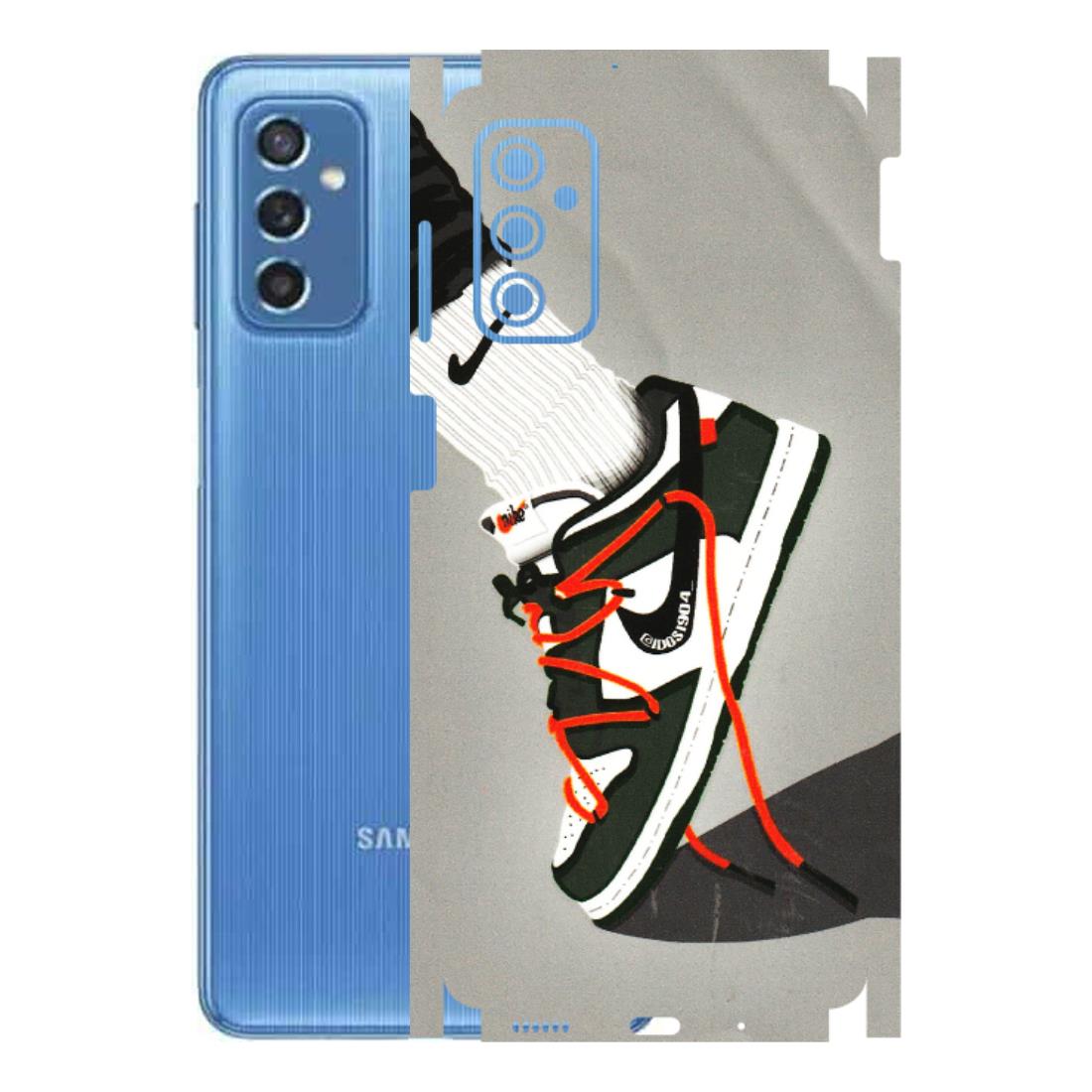 Samsung M/F/Note/Flip and C Phone Skins (All Models) - New Grey Sneaker - 3D Embossed Finish (L-261) Samsung Galaxy M52 (5G)