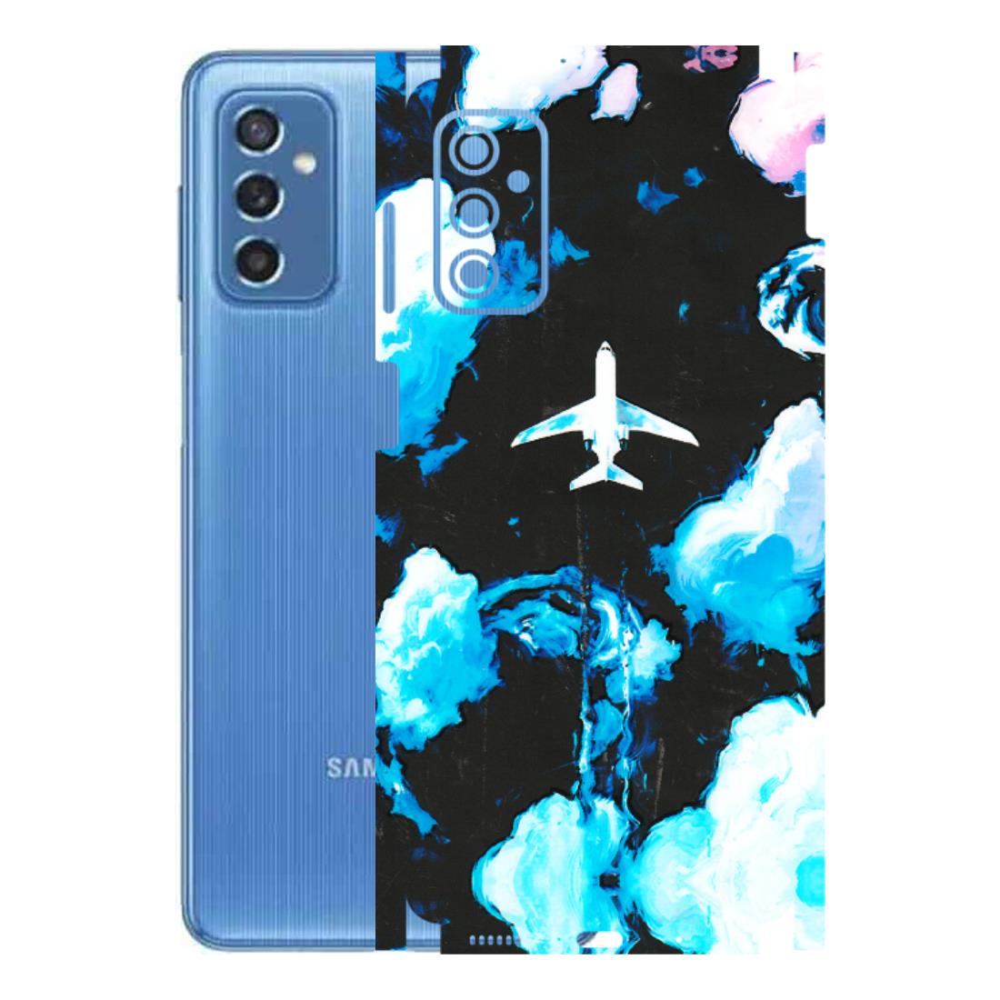 Samsung M/F/Note/Flip and C Phone Skins (All Models) - Travel In Airline - 3D Embossed Finish (L-264) Samsung Galaxy M52 (5G)