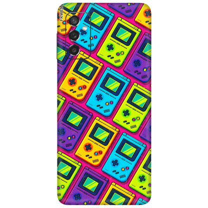 Samsung M/F/Note/Flip and C Phone Skins (All Models) - Gameboy Colourful - 3D Embossed Finish (L-266) Samsung Galaxy M52 (5G)
