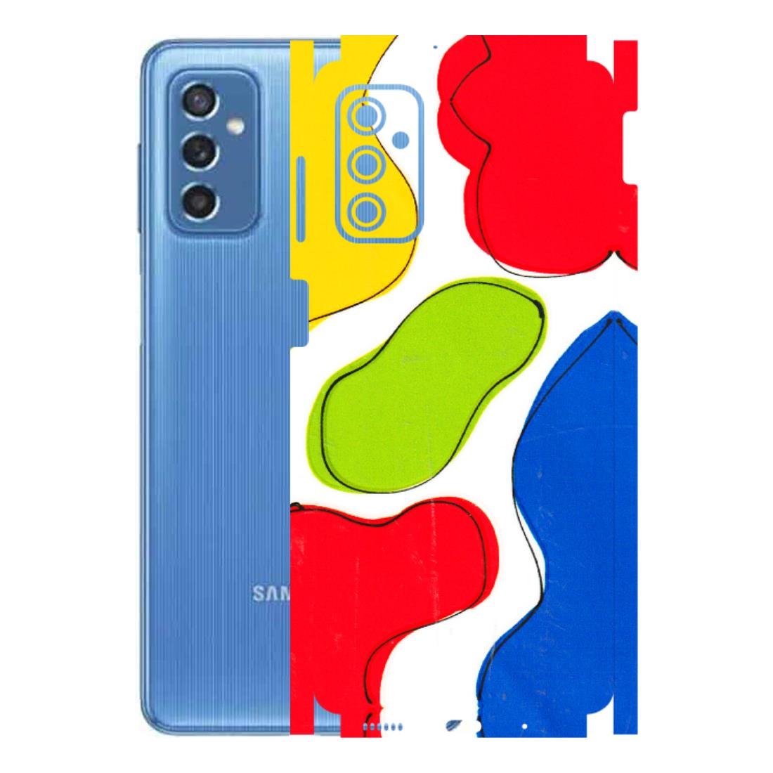 Samsung M/F/Note/Flip and C Phone Skins (All Models) - RGB Colour Paint - 3D Embossed Finish (L-284) Samsung Galaxy M52 (5G)