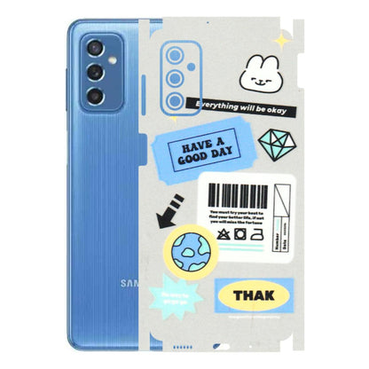 Samsung M/F/Note/Flip and C Phone Skins (All Models) - Will Be Okay Design - 3D Embossed Finish (L-316) Samsung Galaxy M52 (5G)