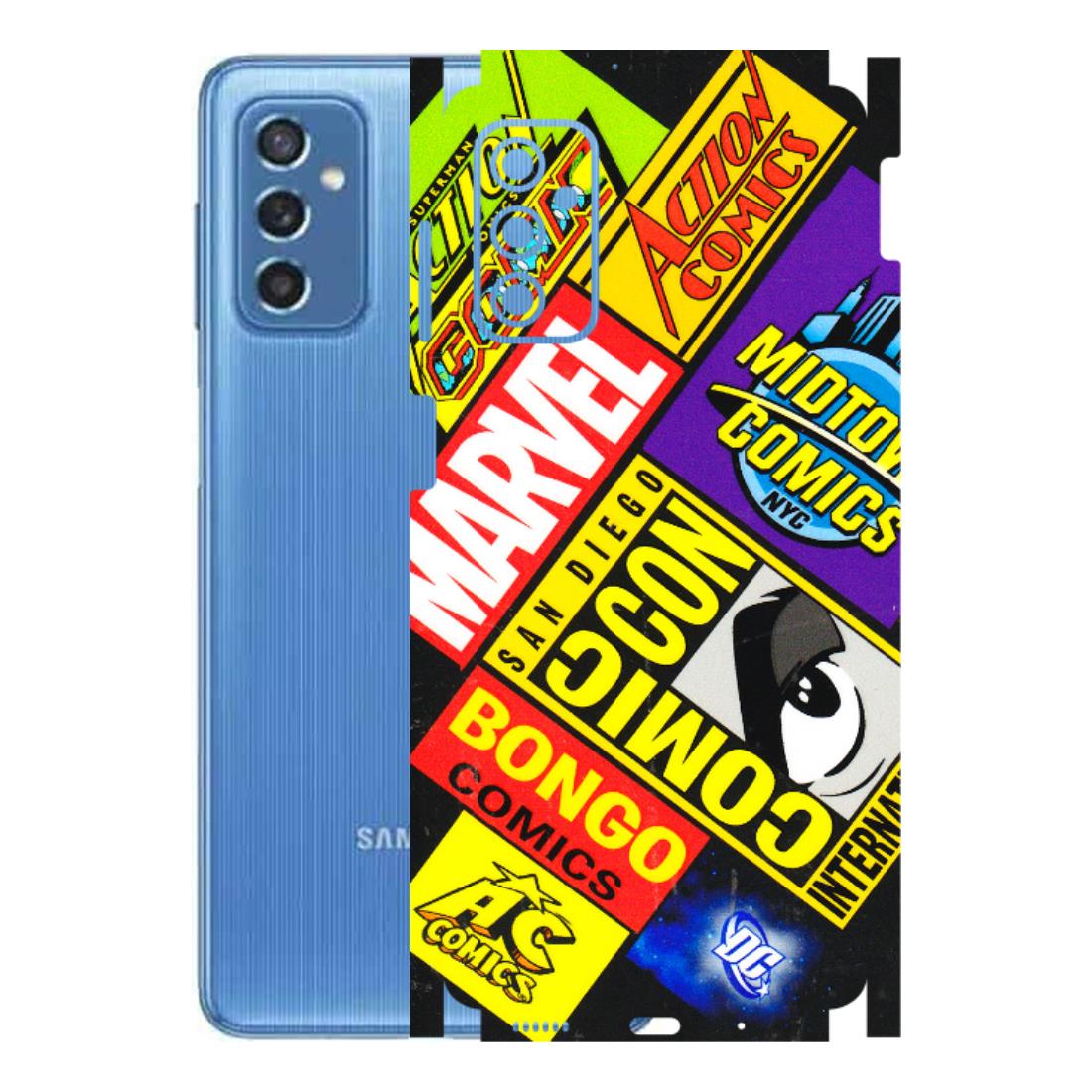 Samsung M/F/Note/Flip and C Phone Skins (All Models) - Bongo Comic Con - 3D Embossed Finish (L-325) Samsung Galaxy M52 (5G)