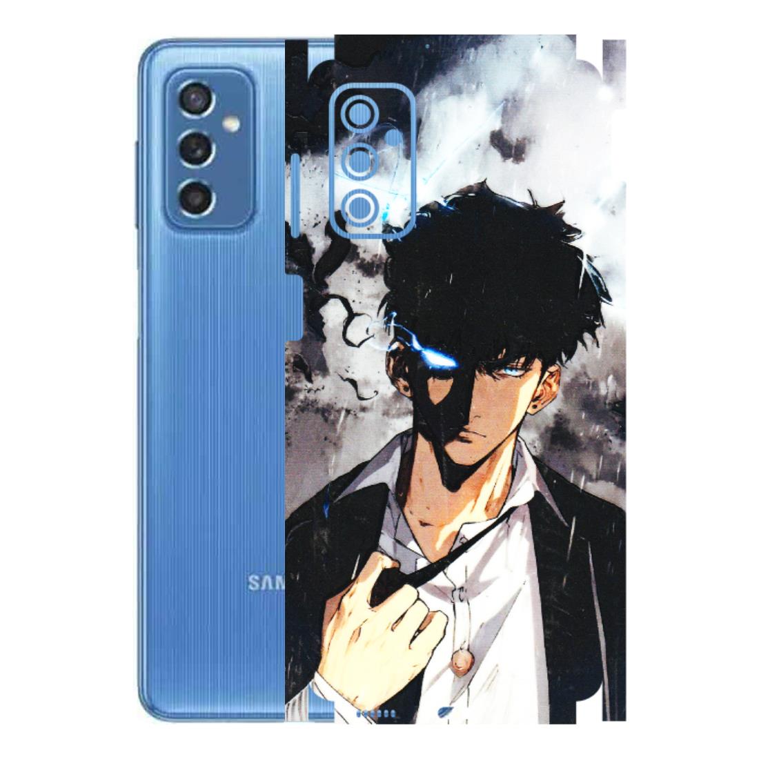 Samsung M/F/Note/Flip and C Phone Skins (All Models) - Sung Jinwoo Manhwa Anime - 3D Embossed Finish (L-328) Samsung Galaxy M52 (5G)