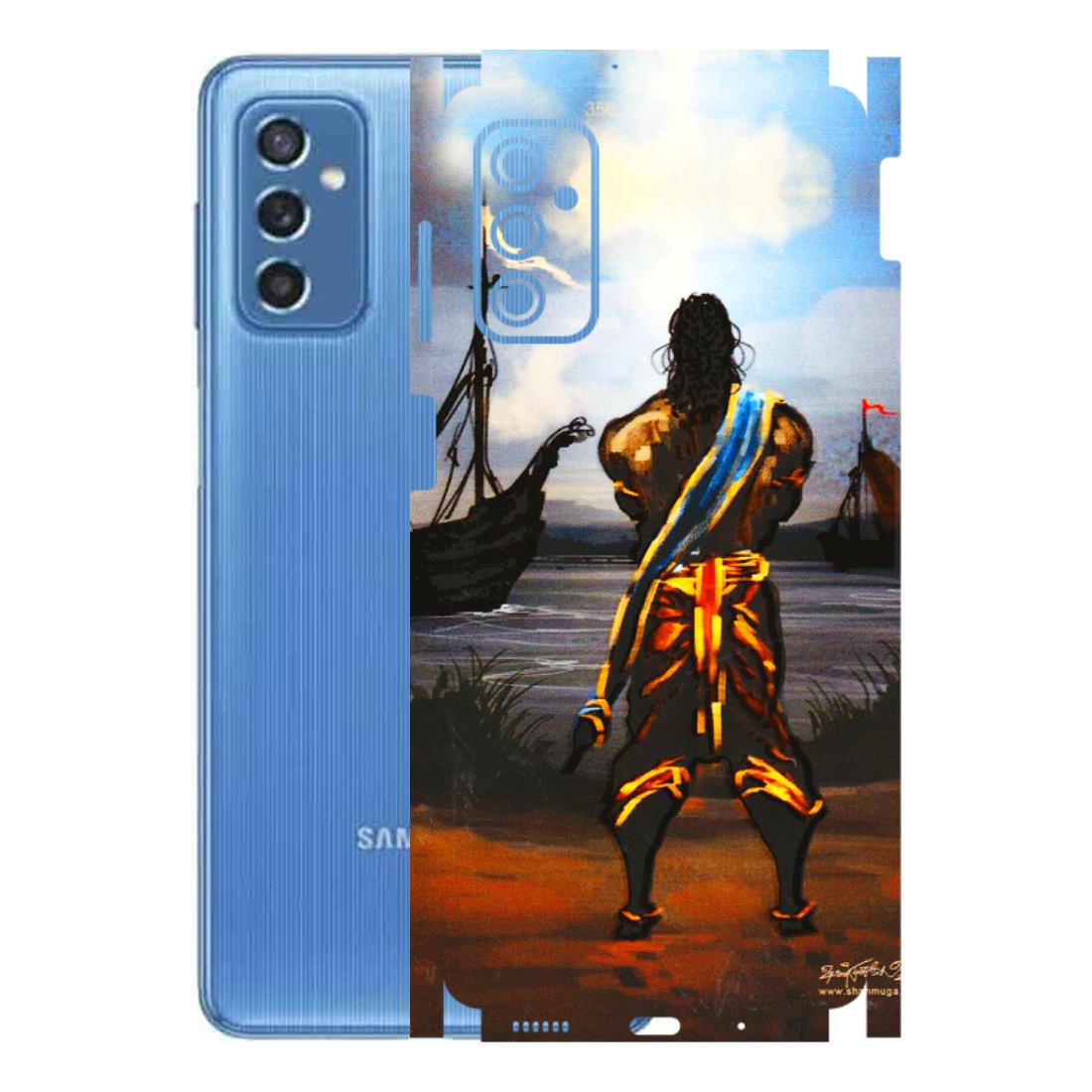 Samsung M/F/Note/Flip and C Phone Skins (All Models) - Heavenly God Figure - 3D Embossed Finish (L-34) Samsung Galaxy M52 (5G)