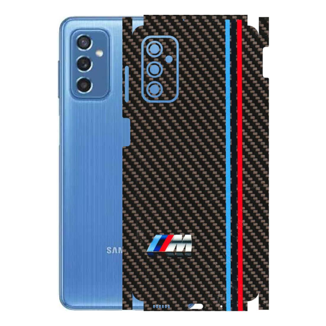 Samsung M/F/Note/Flip and C Phone Skins (All Models) - BM Carbon Fiber Feels - 3D Embossed Finish (L-38) Samsung Galaxy M52 (5G)