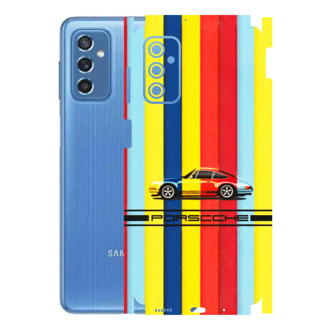 Samsung M/F/Note/Flip and C Phone Skins (All Models) - Multicolour Porche - 3D Embossed Finish (L-39) Samsung Galaxy M52 (5G)