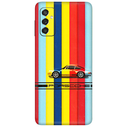 Samsung M/F/Note/Flip and C Phone Skins (All Models) - Multicolour Porche - 3D Embossed Finish (L-39) Samsung Galaxy M52 (5G)