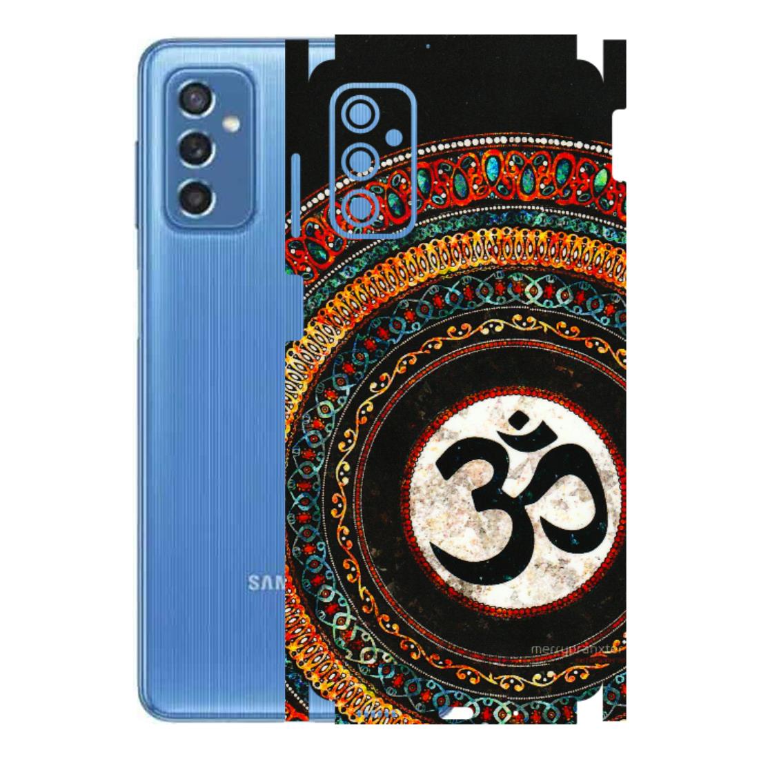 Samsung M/F/Note/Flip and C Phone Skins (All Models) - Aum Chant Abstract - 3D Embossed Finish (L-42) Samsung Galaxy M52 (5G)