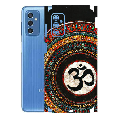 Samsung M/F/Note/Flip and C Phone Skins (All Models) - Aum Chant Abstract - 3D Embossed Finish (L-42) Samsung Galaxy M52 (5G)