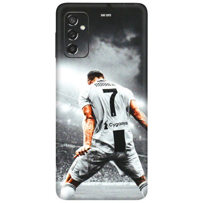 Samsung M/F/Note/Flip and C Phone Skins (All Models) - Ronaldo CR7 Crazy - 3D Embossed Finish (L-44) Samsung Galaxy M52 (5G)