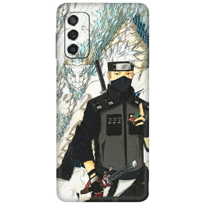 Samsung M/F/Note/Flip and C Phone Skins (All Models) - Kakashi Hatake Naruto Anime - 3D Embossed Finish (L-46) Samsung Galaxy M52 (5G)