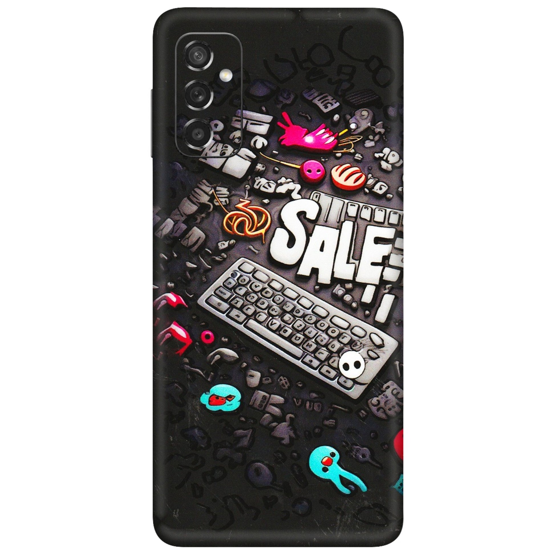 Samsung M/F/Note/Flip and C Phone Skins (All Models) - Gadgets Sale - 3D Embossed Finish (L-50) Samsung Galaxy M52 (5G)