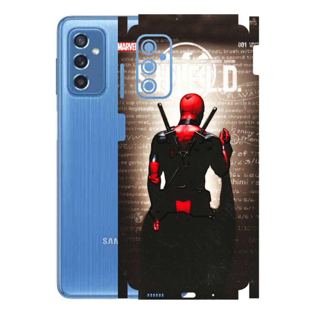 Samsung M/F/Note/Flip and C Phone Skins (All Models) - Deadpool - 3D Embossed Finish (L-56) Samsung Galaxy M52 (5G)