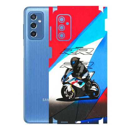 Samsung M/F/Note/Flip and C Phone Skins (All Models) - Bikers Love - 3D Embossed Finish (L-58) Samsung Galaxy M52 (5G)