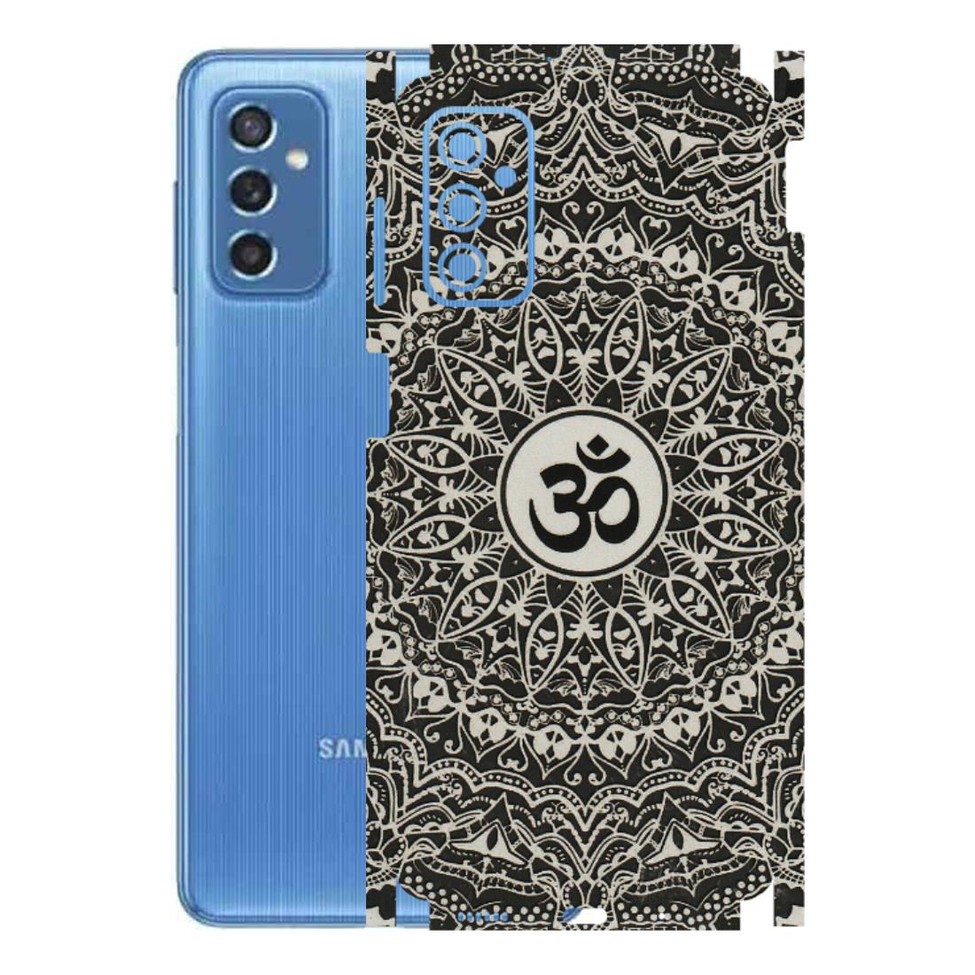 Samsung M/F/Note/Flip and C Phone Skins (All Models) - Aum Elegant Mandala - 3D Embossed Finish (L-62) Samsung Galaxy M52 (5G)