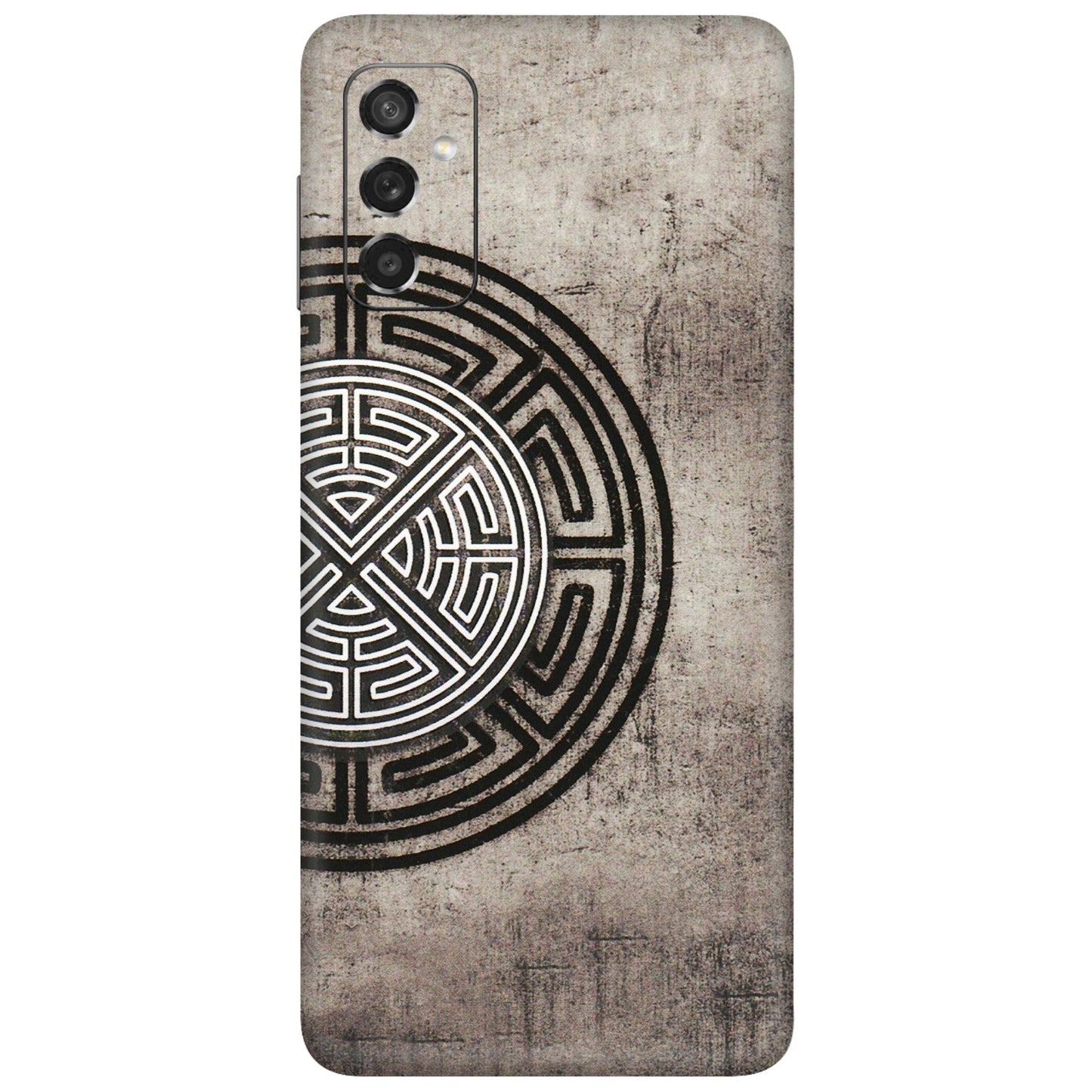 Samsung M/F/Note/Flip and C Phone Skins (All Models) - Mysterious Circular Design - 3D Embossed Finish (L-63) Samsung Galaxy M52 (5G)