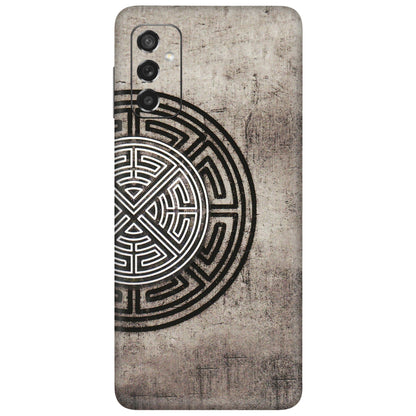 Samsung M/F/Note/Flip and C Phone Skins (All Models) - Mysterious Circular Design - 3D Embossed Finish (L-63) Samsung Galaxy M52 (5G)