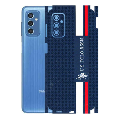 Samsung M/F/Note/Flip and C Phone Skins (All Models) - US POLO Designer Brand - 3D Embossed Finish (L-65) Samsung Galaxy M52 (5G)