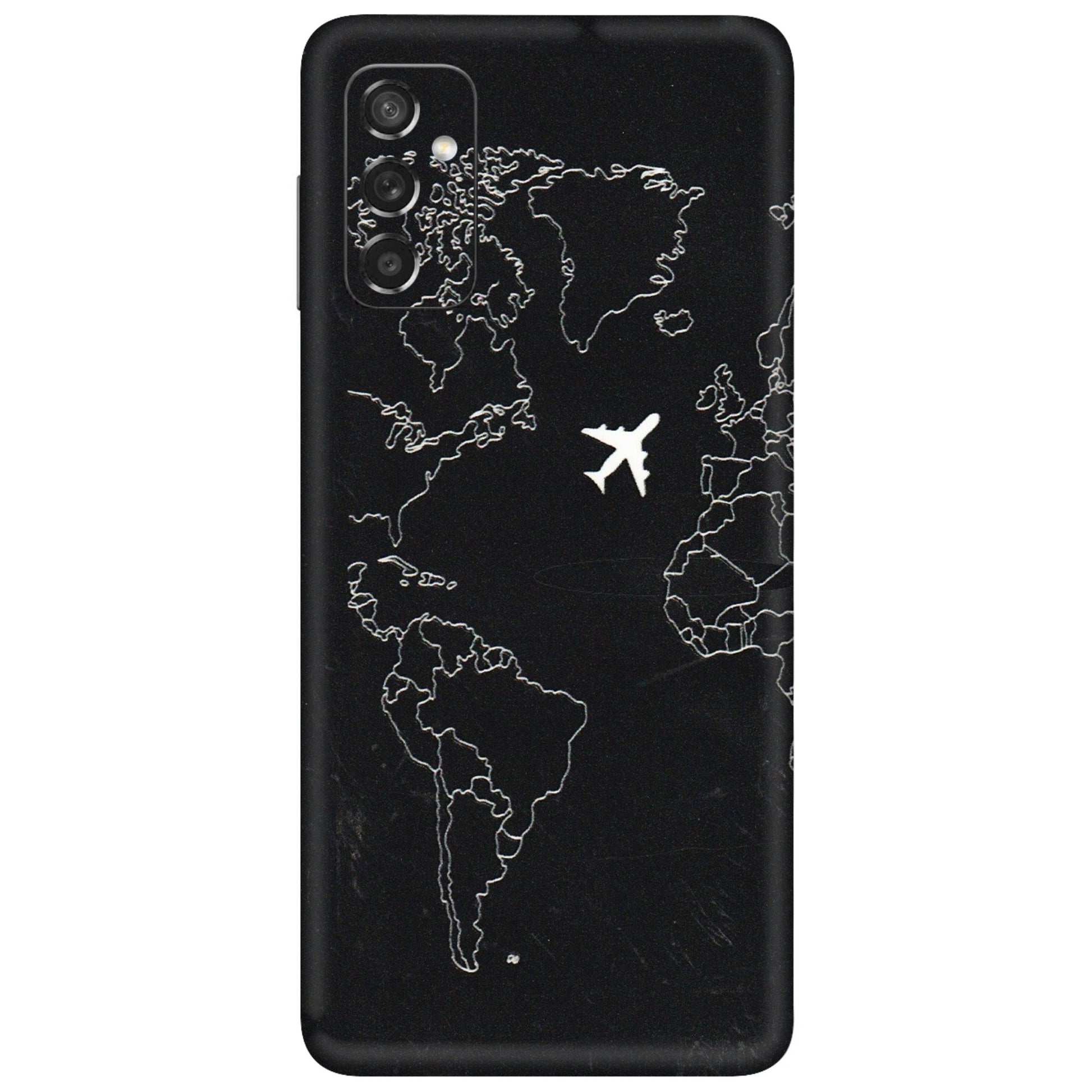 Samsung M/F/Note/Flip and C Phone Skins (All Models) - Never Ending Travel - 3D Embossed Finish (L-79) Samsung Galaxy M52 (5G)