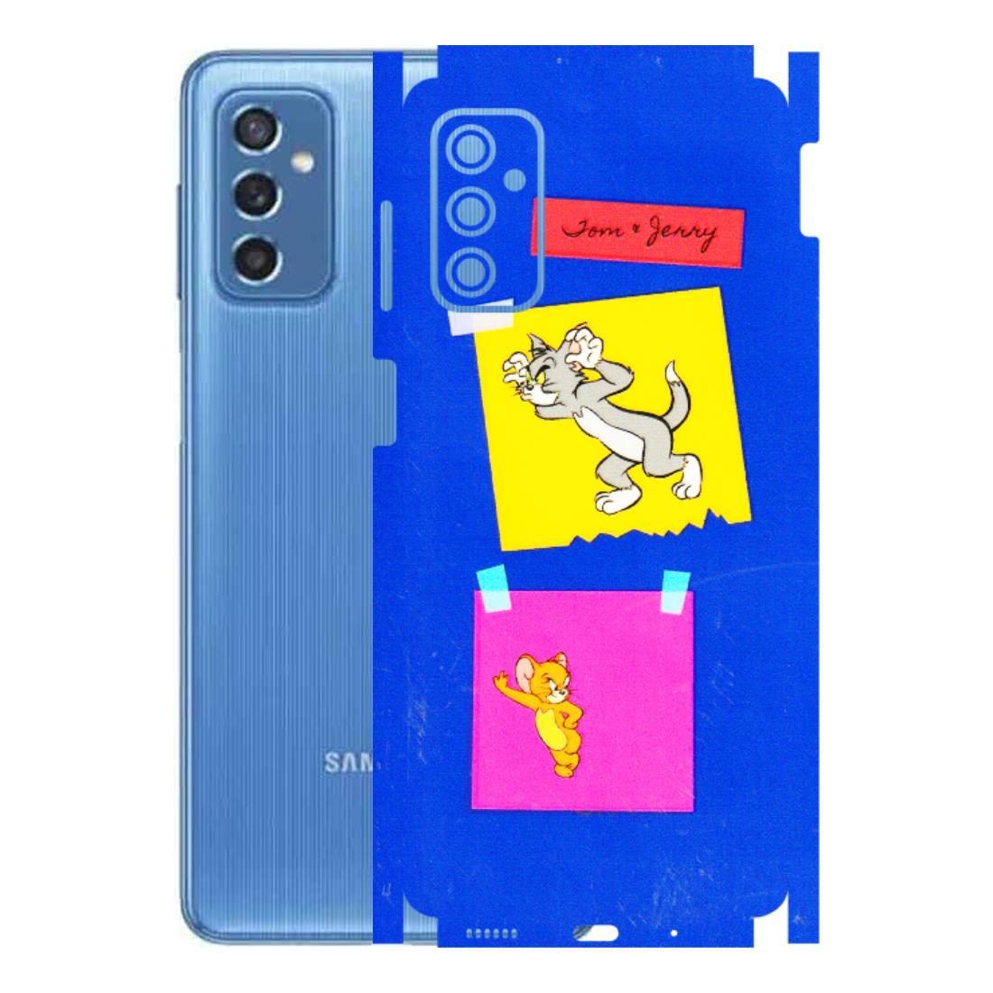 Samsung M/F/Note/Flip and C Phone Skins (All Models) - Tom N Jerry Sticky Notes - 3D Embossed Finish (L-88) Samsung Galaxy M52 (5G)