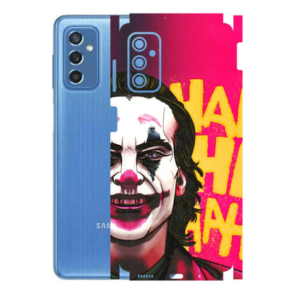 Samsung M/F/Note/Flip and C Phone Skins (All Models) - Joker Evil Laugh - 3D Embossed Finish (L-97) Samsung Galaxy M52 (5G)