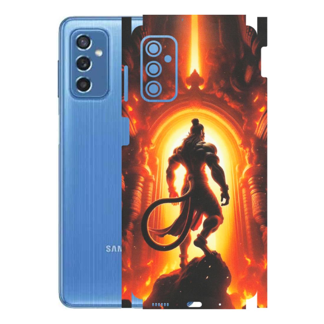 Samsung M/F/Note/Flip and C Phone Skins (All Models) - HanumanJi - Matte Finish (M-06) Samsung Galaxy M52 (5G)