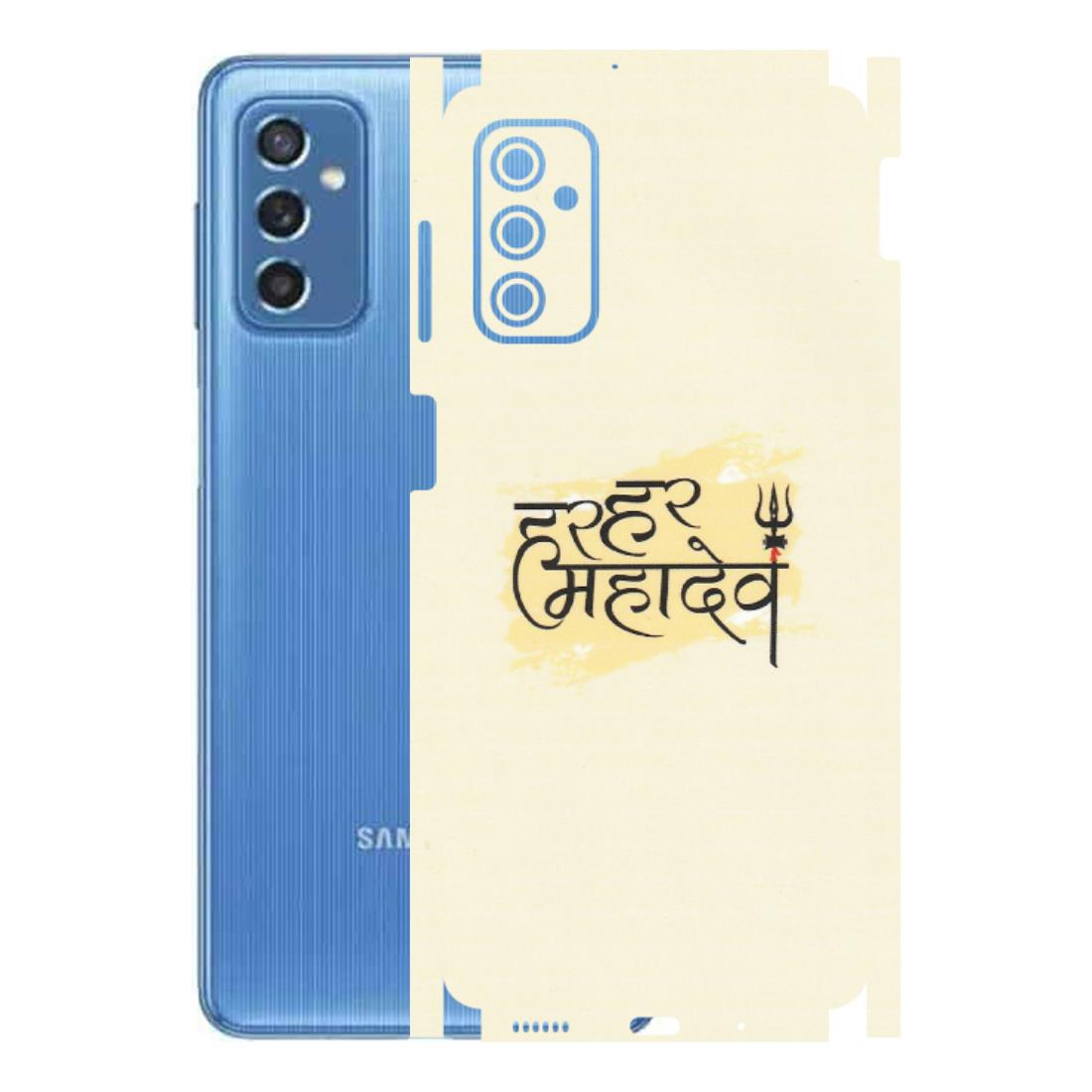 Samsung M/F/Note/Flip and C Phone Skins (All Models) - Har Har Mahadev - Matte Finish (M-10) Samsung Galaxy M52 (5G)