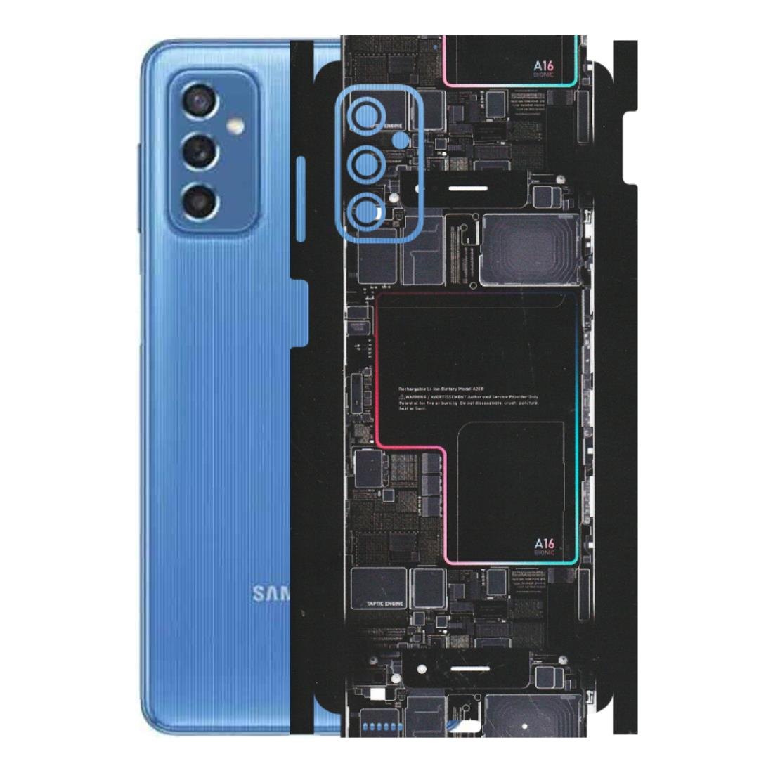 Samsung M/F/Note/Flip and C Phone Skins (All Models) - Motherboard Circuit Layout - Matte Finish (M-117) Samsung Galaxy M52 (5G)