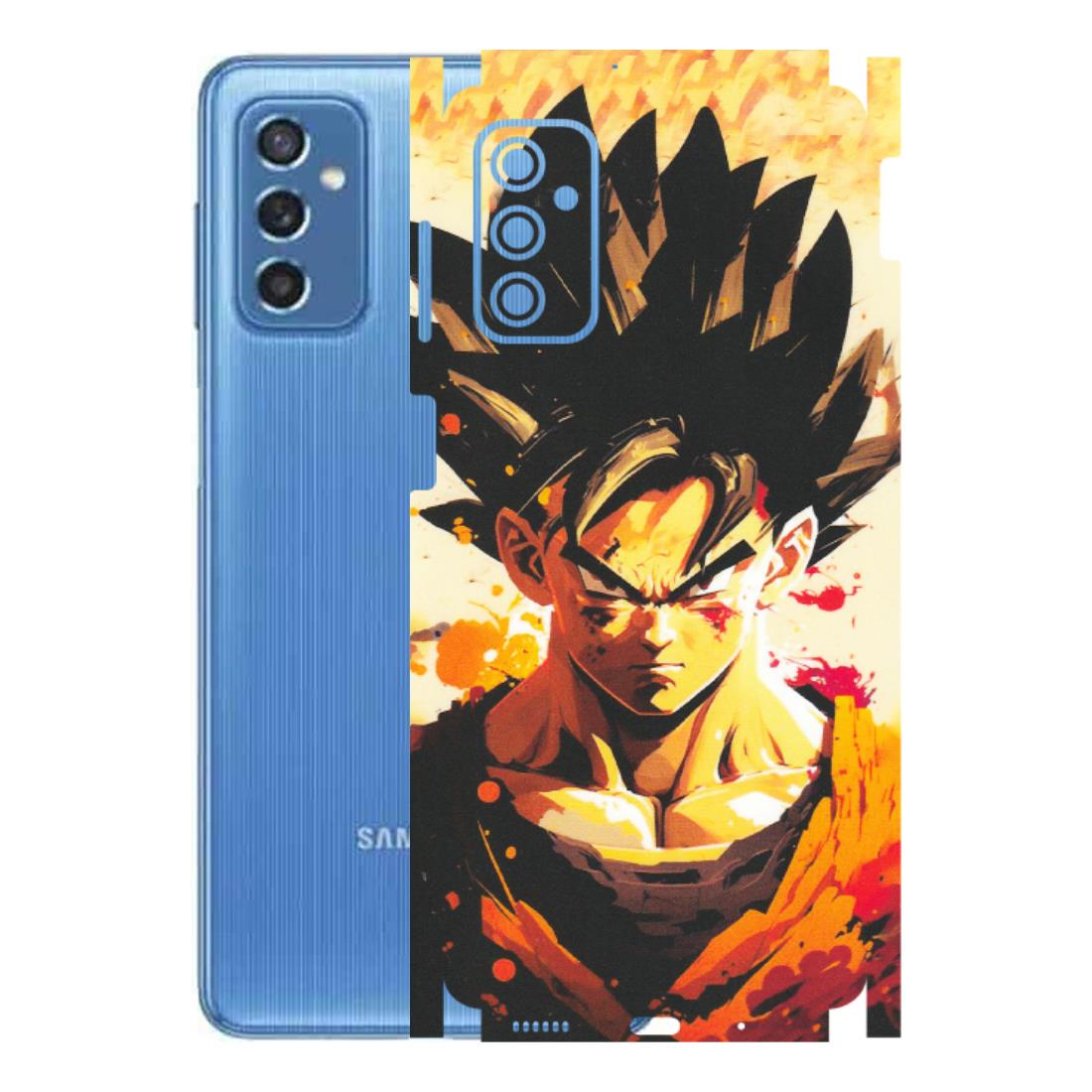 Samsung M/F/Note/Flip and C Phone Skins (All Models) - Angry Goku - Matte Finish (M-12) Samsung Galaxy M52 (5G)