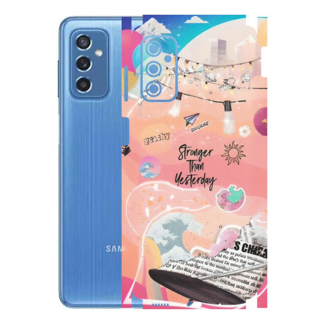 Samsung M/F/Note/Flip and C Phone Skins (All Models) - Stronger Then Yesterday - Matte Finish (M-128) Samsung Galaxy M52 (5G)