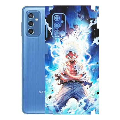 Samsung M/F/Note/Flip and C Phone Skins (All Models) - Blue Thunder Luffy Anime - Matte Finish (M-132) Samsung Galaxy M52 (5G)