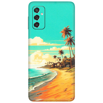 Samsung M/F/Note/Flip and C Phone Skins (All Models) - Miami Beach - Matte Finish (M-136) Samsung Galaxy M52 (5G)