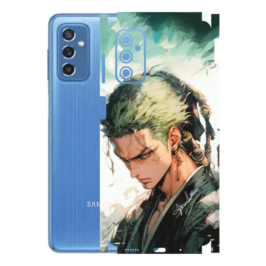 Samsung M/F/Note/Flip and C Phone Skins (All Models) - New Roronoa Zoro One Picece Anime - Matte Finish (M-140) Samsung Galaxy M52 (5G)