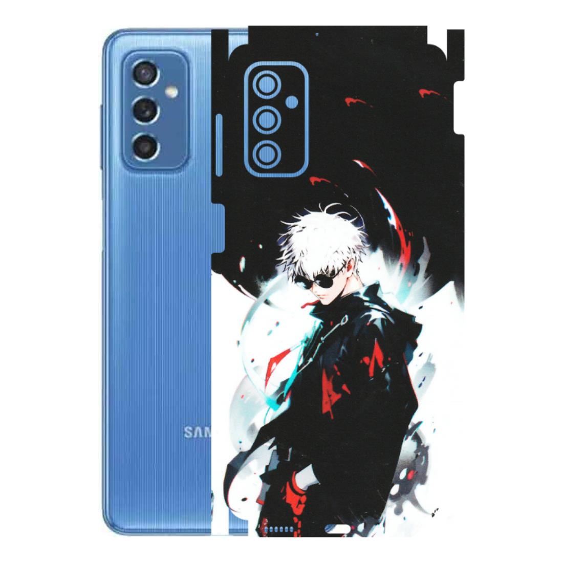 Samsung M/F/Note/Flip and C Phone Skins (All Models) - Gojo Powerful Charater Kaisen Anime - Matte Finish (M-144) Samsung Galaxy M52 (5G)