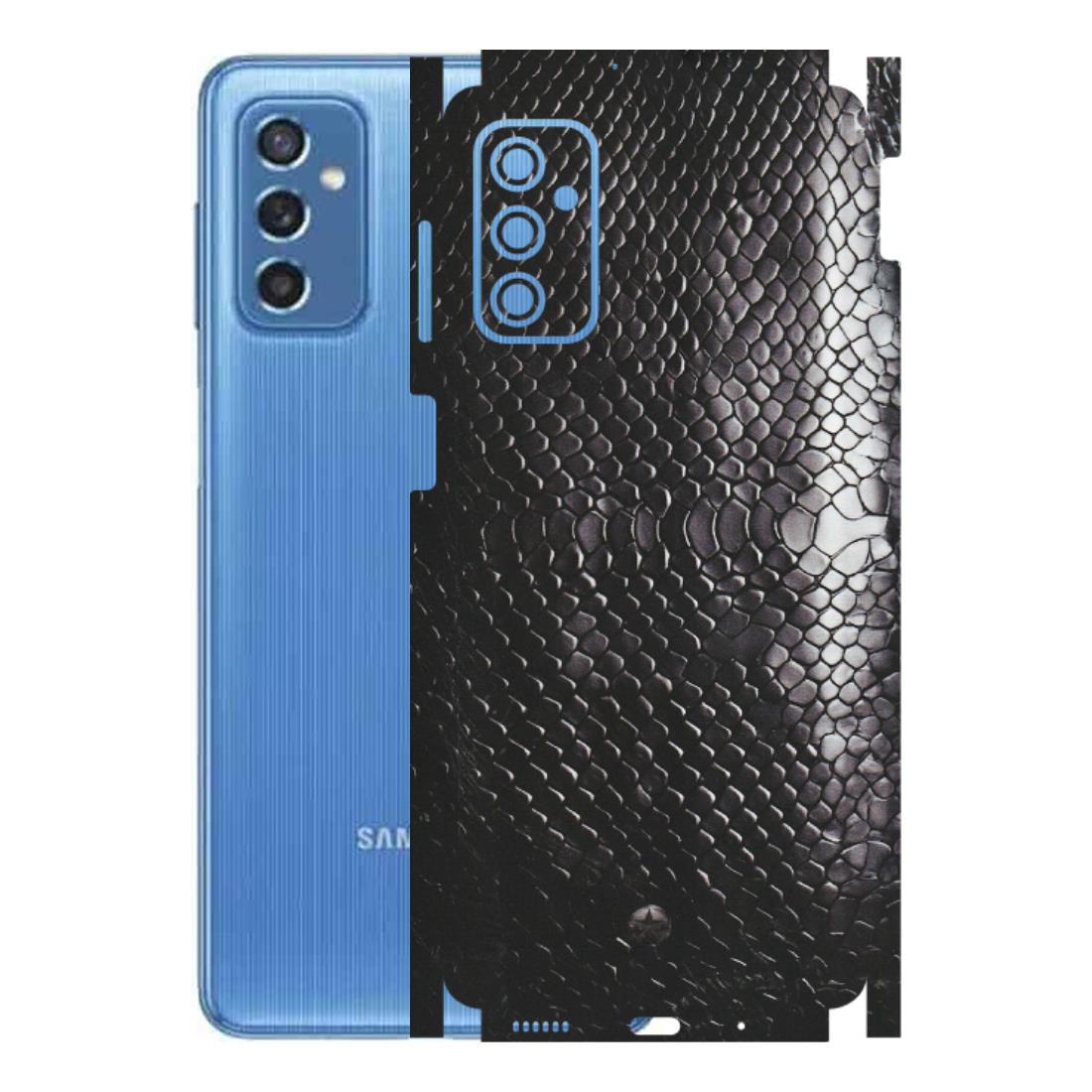 Samsung M/F/Note/Flip and C Phone Skins (All Models) - Black Snack Leather - Matte Finish (M-147) Samsung Galaxy M52 (5G)