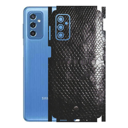Samsung M/F/Note/Flip and C Phone Skins (All Models) - Black Snack Leather - Matte Finish (M-147) Samsung Galaxy M52 (5G)