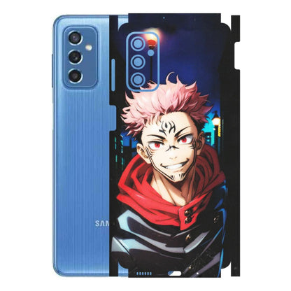 Samsung M/F/Note/Flip and C Phone Skins (All Models) - Yuji Itadori Funny Face Anime - Matte Finish (M-152) Samsung Galaxy M52 (5G)