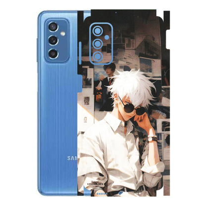 Samsung M/F/Note/Flip and C Phone Skins (All Models) - Gojo Satoru Jujustu Kaisen Anime - Matte Finish (M-156) Samsung Galaxy M52 (5G)