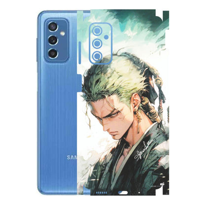 Samsung M/F/Note/Flip and C Phone Skins (All Models) - Pirate Hunter One Piece Anime - Matte Finish (M-157) Samsung Galaxy M52 (5G)