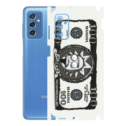 Samsung M/F/Note/Flip and C Phone Skins (All Models) - Rick And Morty Hundred Dollar Anime - Matte Finish (M-161) Samsung Galaxy M52 (5G)